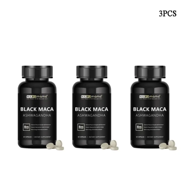 Black Maca, with Ashwagandha - Male Supplement for Endurance & Vitality - Image 9