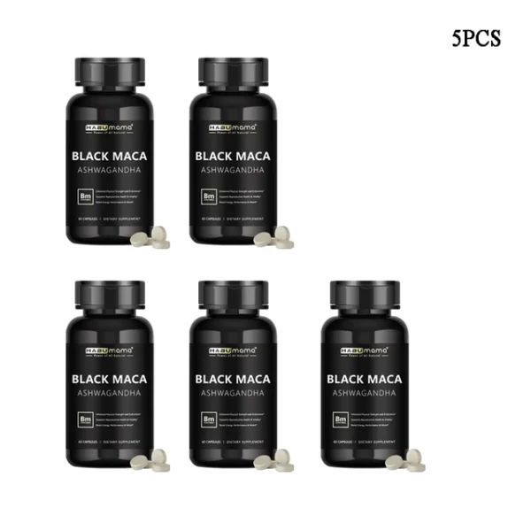 Black Maca, with Ashwagandha - Male Supplement for Endurance & Vitality - Image 10