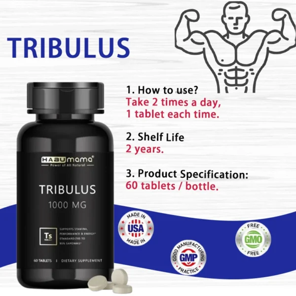 Tribulus Terrestris, Top-Performing Male Energy Supplement - Image 6
