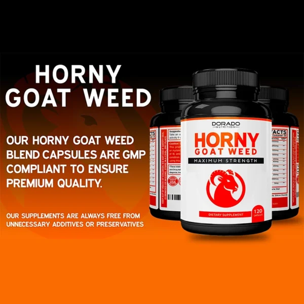 Horny Goat Weed - with Maca Root, Ginseng, Saw Palmetto, and Tribulus - Image 4