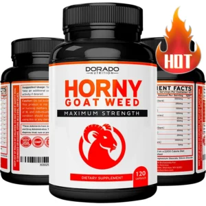 Horny Goat Weed - with Maca Root, Ginseng, Saw Palmetto, and Tribulus