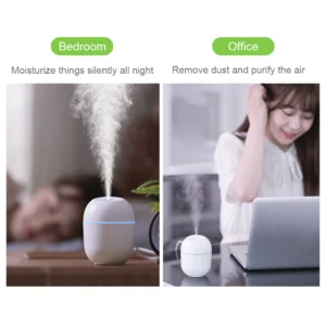 Portable USB Essential Oil Diffuser / Air Humidifier, with LED Light