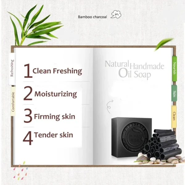 Organic Essential Oil Soaps - Honey, Rose, Jasmine, Lavender, Bamboo, Charcoal - Image 25