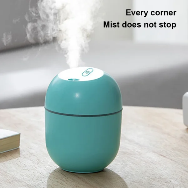 Portable USB Essential Oil Diffuser / Air Humidifier, with LED Light - Image 5